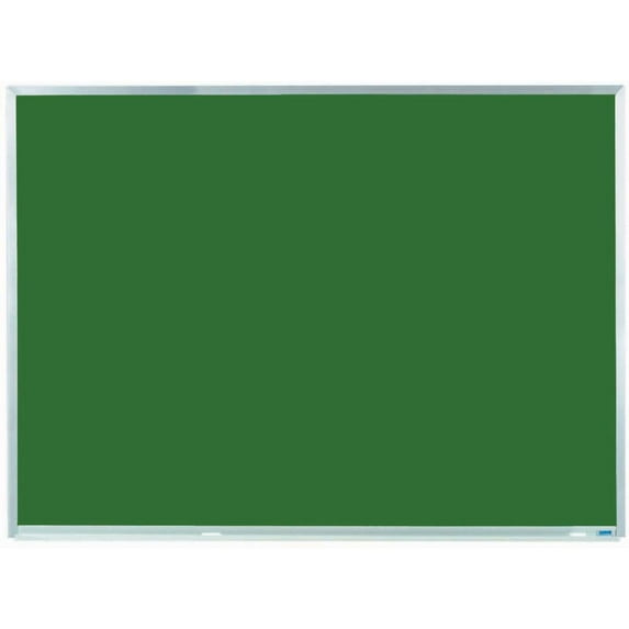 Aarco Products OS3648G Porcelain on Steel Chalkboard Red Oak Frame - Green