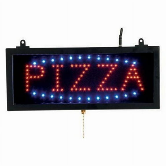 Aarco Products PIZ01S Small LED Sign Pizza