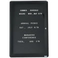 thumbnail image 1 of Aarco Products RAD3624BU 1-Door Design Enclosed Letter Board - Graphite, 1 of 1
