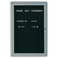 thumbnail image 1 of Aarco Products RAD3624GB 1-Door Design Enclosed Letter Board - Medium Grey, 1 of 1
