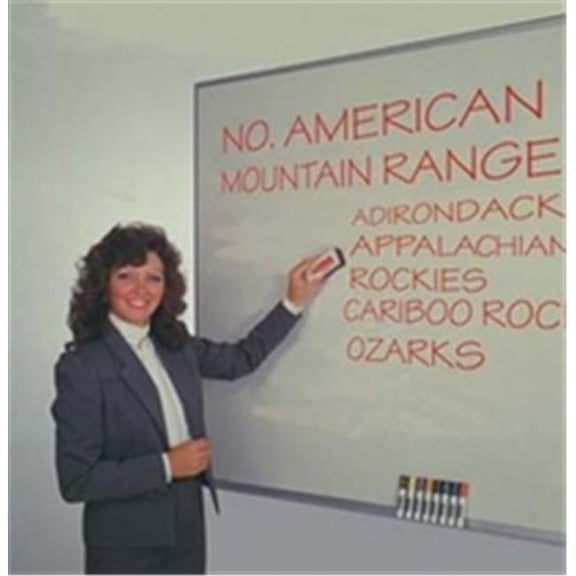 Aarco Products WAC2436 Aluminum Frame Melamine Markerboard
