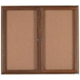 thumbnail image 1 of Aarco Products WBC4860R 2-Door Enclosed Bulletin Board - Walnut, 1 of 6