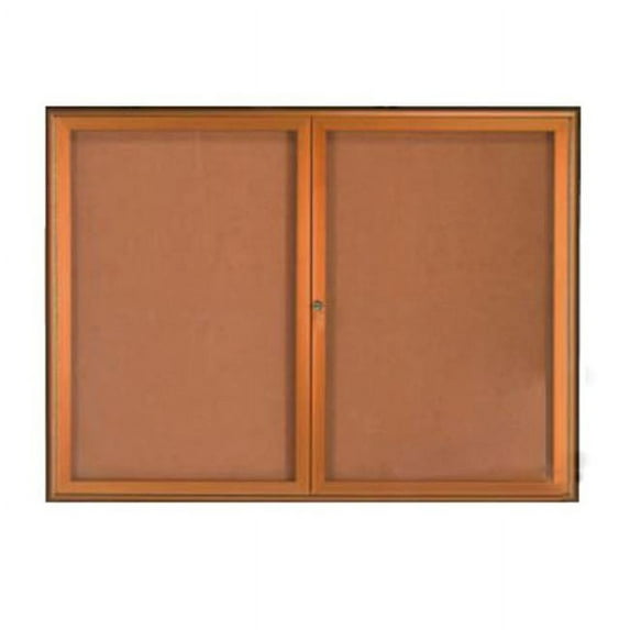 Aarco Products WFC2418LB 1-Door Water Fall Style - Antique Brass