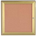 thumbnail image 1 of Aarco Products WFC3636G Waterfall Series Enclosed Bulletin Board - Gold, 1 of 1
