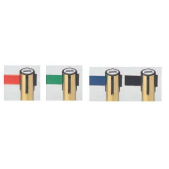 Aarco Products WM-7C Wall Mounted Form-A-Line Retractable Belt - Chrome