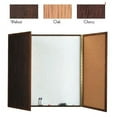 thumbnail image 1 of Aarco Products WP-48 Enclosed Melamine Planning Board Walnut Frame, 1 of 1