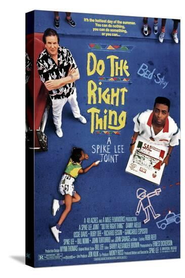 Aaroca Do The Right Thing [1989], Directed By SPIKE LEE. Canvas Posters ...