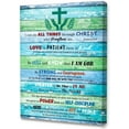 thumbnail image 1 of Aaroca I Can Do All Things Through Christ Bible Wall Art Canvas,Verses Christian Canvas Unframed Wall Art Ready to Hang for Girls Women Christians Bedroom Office Livingroom Home Wall Decor, 1 of 3