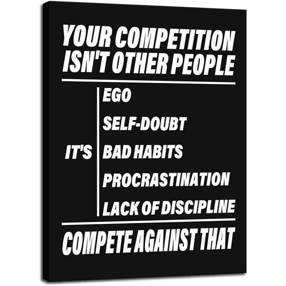 Aaroca Inspirational Wall Art Print Pictures Inspirational Canvas Posters Motivational Entrepreneur Positive Quotes Artwork Home Decor Painting Unframed for Living Room Office Ready to Hang