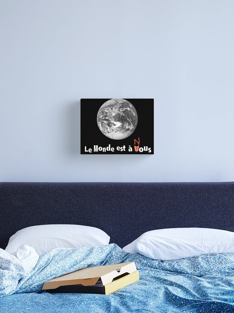 Aaroca Le Monde Est A Nous (La Haine) Canvas Print Canvas Posters