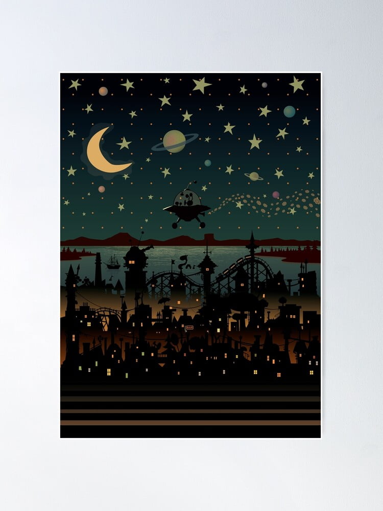 Aaroca Visitor Poster Canvas Poster Modern Wall Art for Home & Office Decor, 16"x24"or24"x16