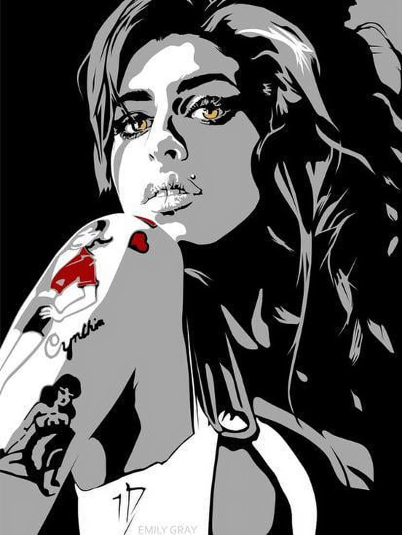 Aaroca new Amy Winehouse Unframed Classic Decoration for Office Modern