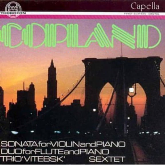 Aaron Copland - Vitebsk Trio for Piano Violin & Cello - Music & Performance - CD