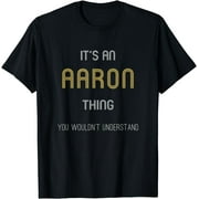 Aaron - Custom First Name, Personalized Gift for Men T-Shirt
