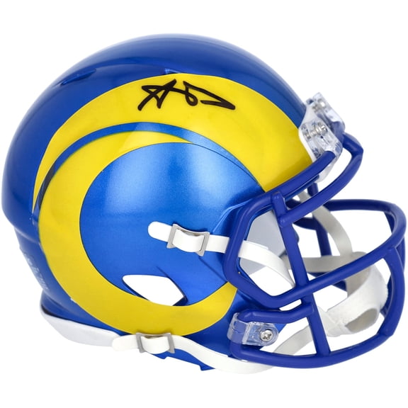 Aaron Donald Los Angeles Rams Autographed Riddell Speed Mini Helmet - Fanatics Authentic Certified