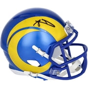 Aaron Donald Los Angeles Rams Autographed Riddell Super Bowl LVI Champions Speed Mini Helmet - Fanatics Authentic Certified