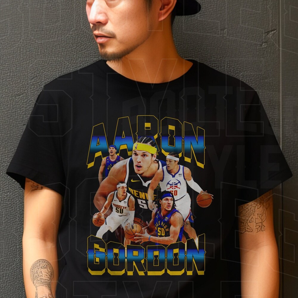 Aaron Gordon 90s bootleg shirt Aaron Gordon vintage basketball t-shirt ...