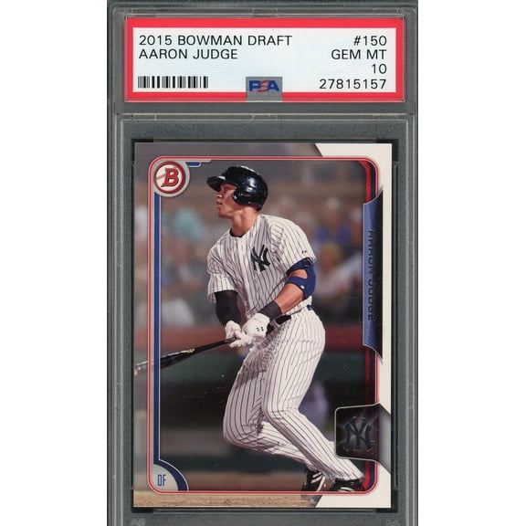 Aaron Judge 2015 Bowman Draft Baseball Rookie Card #150 Graded PSA 10
