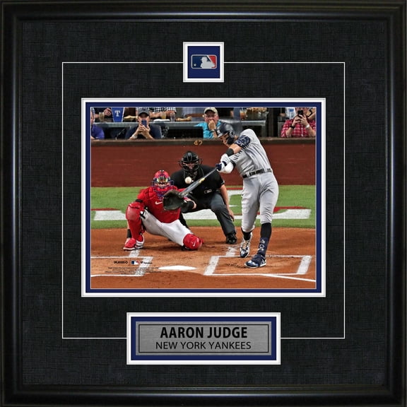 Aaron Judge Framed Pin & Plate Yankees - Officially Licensed MLB Wall Art