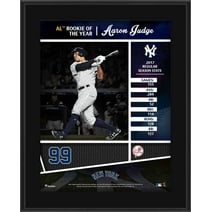 Aaron Judge New York Yankees 10.5" x 13" 2017 AL Rookie of the Year Sublimated Plaque