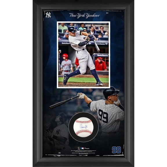 Aaron Judge New York Yankees Fanatics Authentic Framed Autographed Baseball Collage Shadowbox - No Size