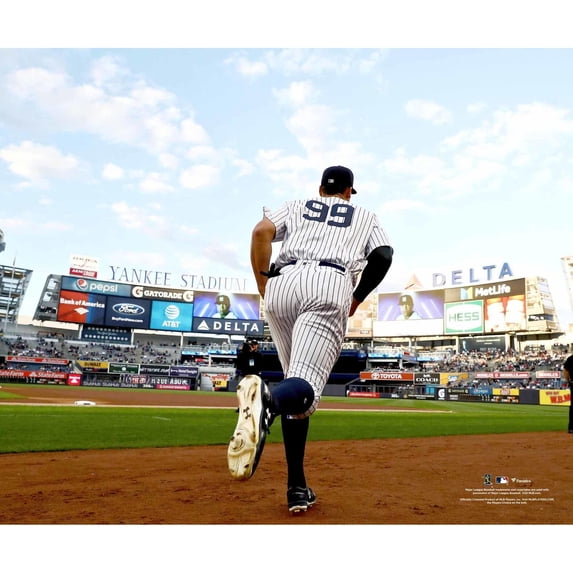 Aaron Judge New York Yankees Unsigned Taking the Field vs. Toronto Blue Jays Photograph