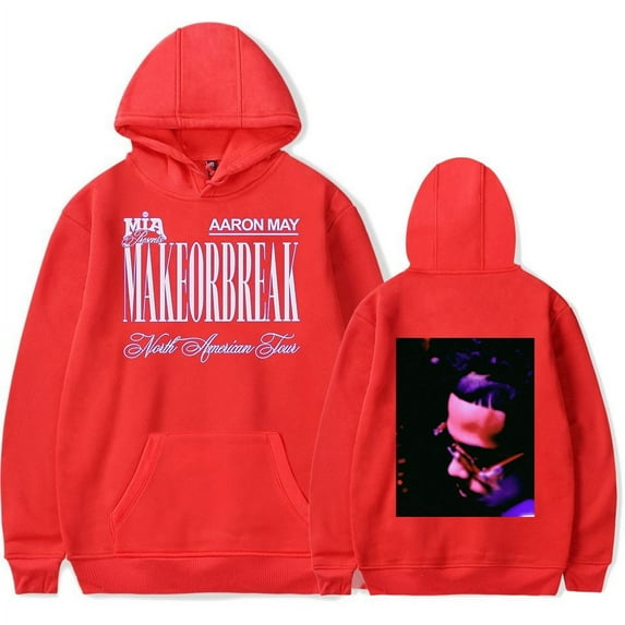 Aaron May MAKEORBREAK North American Tour Hoodie 2024 Concert Merch Unisex Casual Long Sleeve Sweatshirt