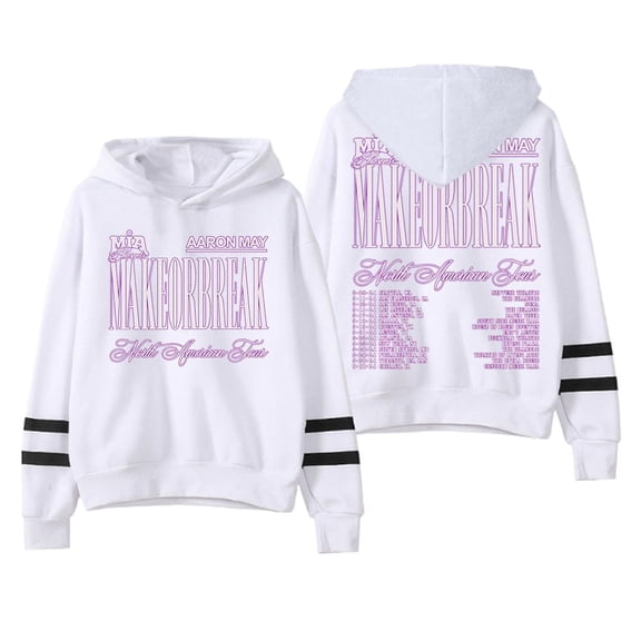 Aaron May MAKEORBREAK North American Tour Pullover Hoodies Unisex Pocketless Sweatshirts