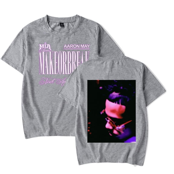 Aaron May MAKEORBREAK North American Tour T-Shirt 2024 Concert Women Men Fashion Short Sleeve