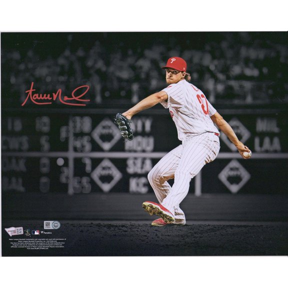 Aaron Nola Philadelphia Phillies Autographed 11" x 14" Spotlight Photograph - Fanatics Authentic Certified