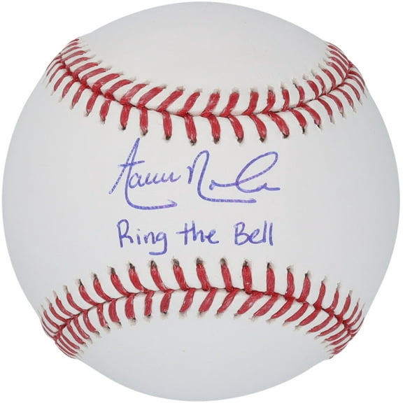 Aaron Nola Philadelphia Phillies Autographed Baseball with "Ring The Bell" Inscription - Fanatics Authentic Certified