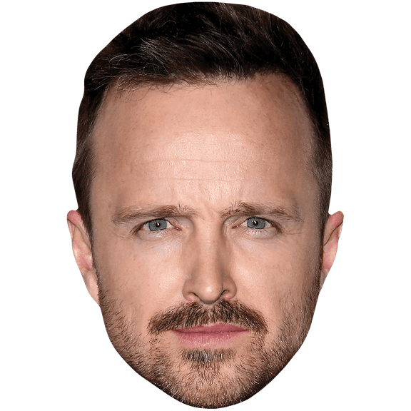 Aaron Paul (Beard) Celebrity Mask, Flat Card Face, Fancy Dress Mask