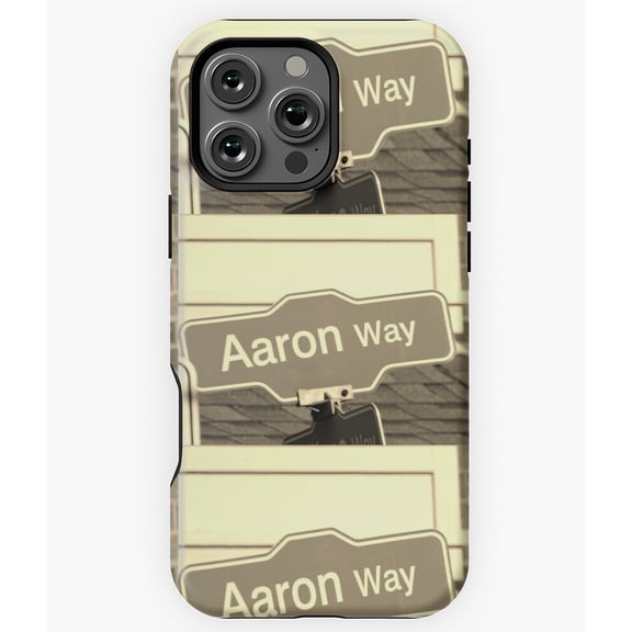 Aaron Personalized Name Phone Case for iPhone 16 15 14 13 12 11 Pro Max