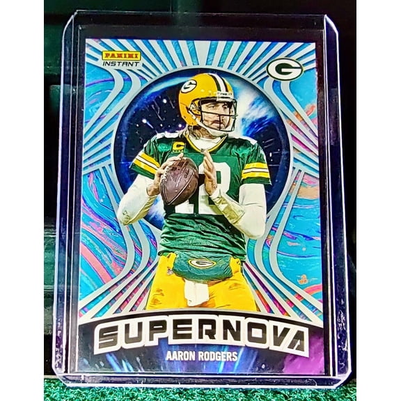 Aaron Rodgers 2022 Panini NFL Instant Supernova #9 Football Card 1/1523
