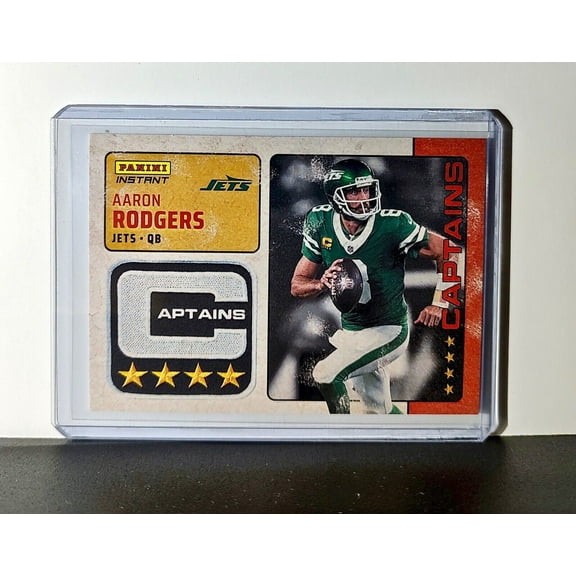Aaron Rodgers 2024 Panini Captains NFL #23 Card New York Jets 1/351