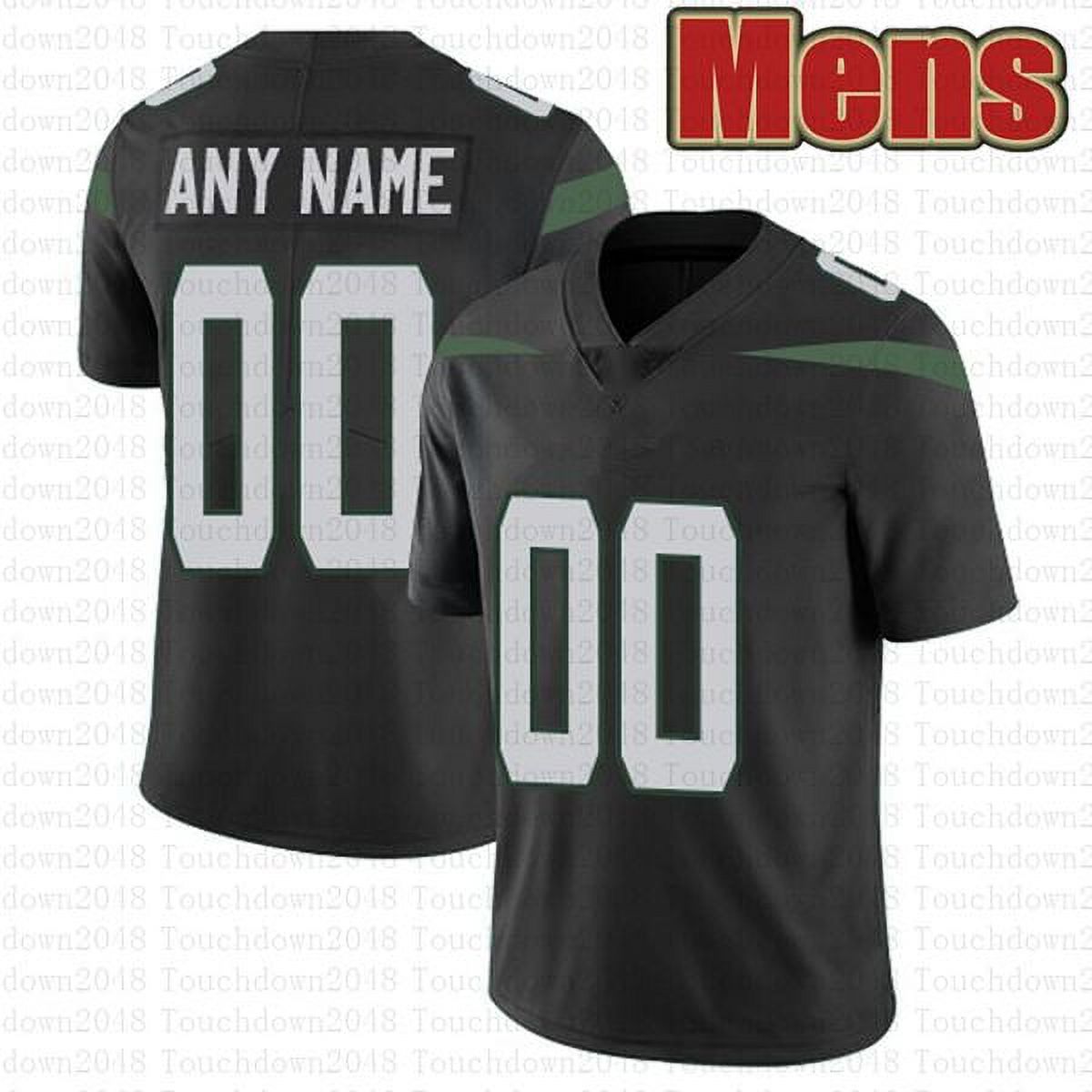 Aaron Rodgers 5 Garrett Wilson Football Jersey Ahmad Sauce Gardner