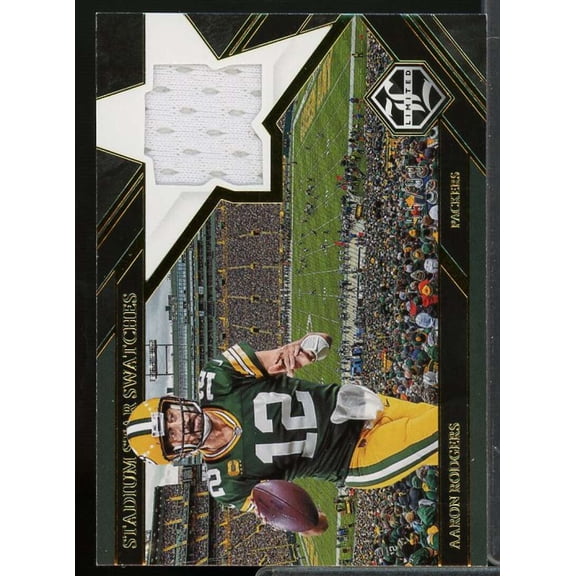 Aaron Rodgers Card 2022 Limited Stadium Star Swatches #4