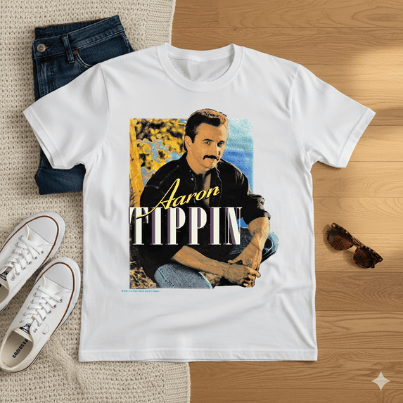 Aaron Tippin Vintage 1994 Concert Tour 90s Country Fan Unisex T-Shirt, up to Size 5XL