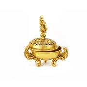 Aarti Pooja Small Peacock Dhoop Diya for Aarti, Home, Puja, Mandir, Gifts by Pooja Bazar 5.5 X 7 X 5.5 In