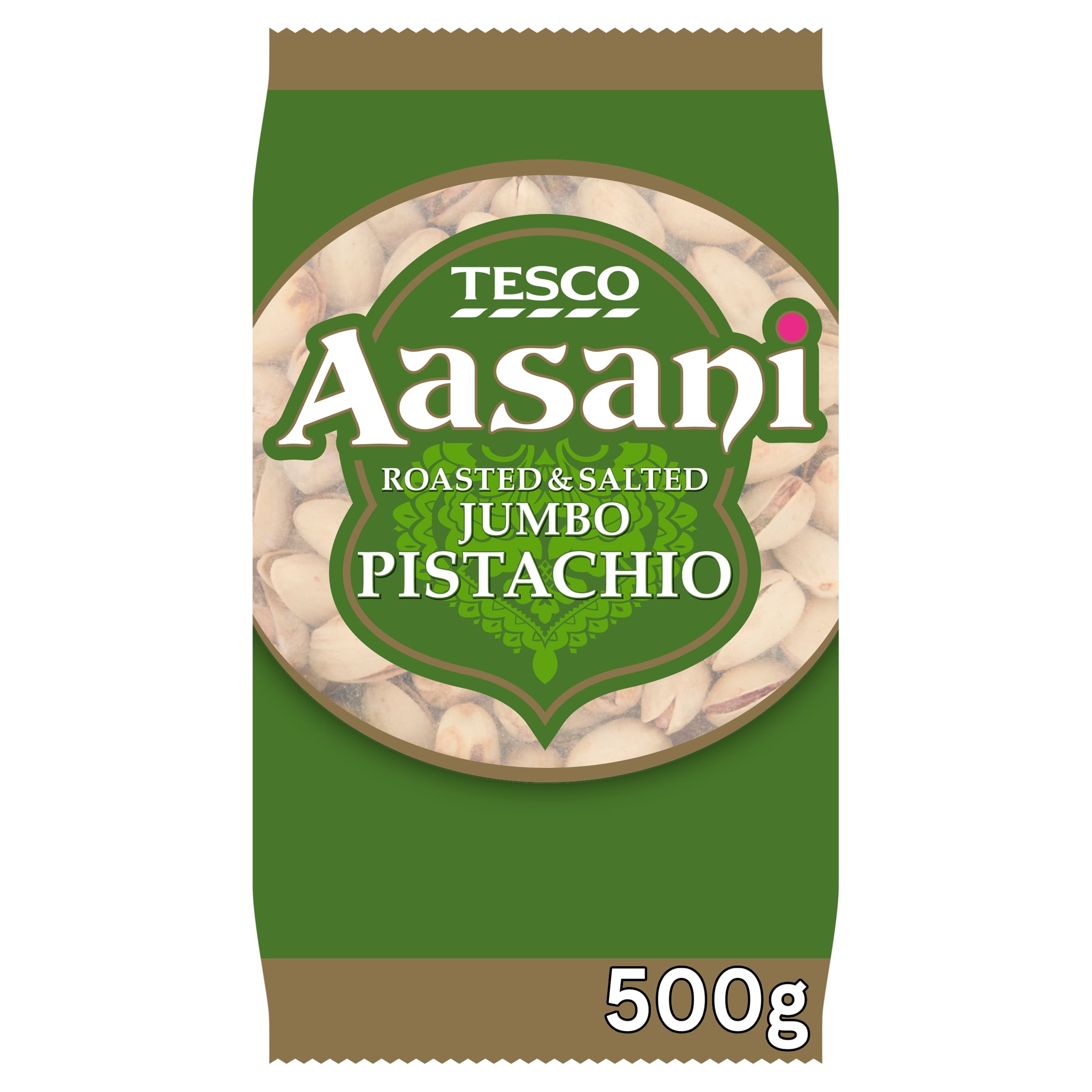Aasani Roasted & Salted Jumbo Pistachios 500G, Imported from Britain