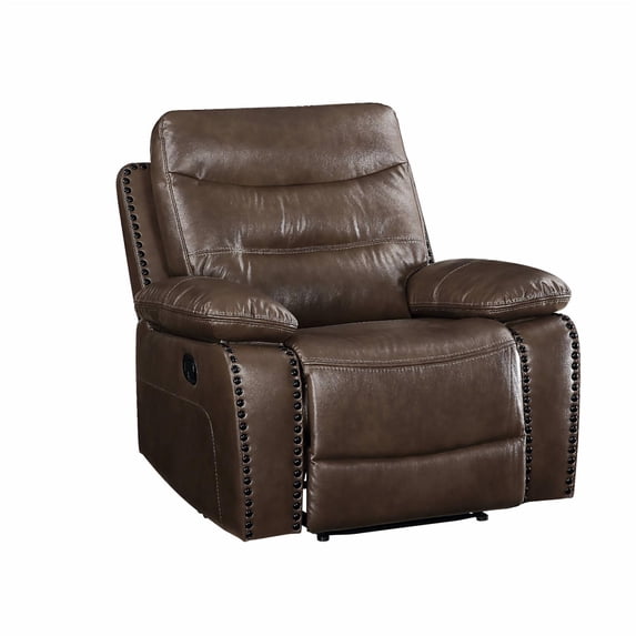 Acme Aashi Recliner in Brown Leather-Gel Match