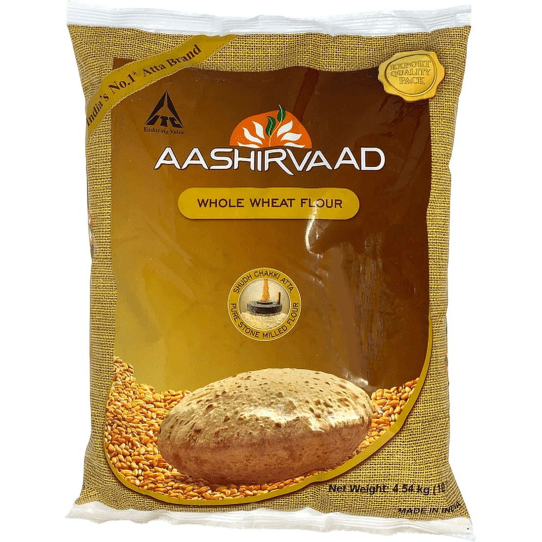 Aashirvaad Whole Wheat Atta 10 lb