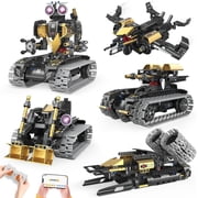 Aasimar Robot Building Kit with APP/Remote Control STEM Gifts ,Technic Coding Robotic Toys for adult , Buildable 5in1 Models with 323+ Pieces