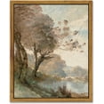 thumbnail image 1 of AatoeaX Canvas Wall Art Vintage Southwest Decor, Retro Neutral Landscape Riverside Botanical Art Prints Painting, Rustic Farmhouse Wall Decor Ready To Hang for Bedroom, Bathroom, Living Room, 1 of 3
