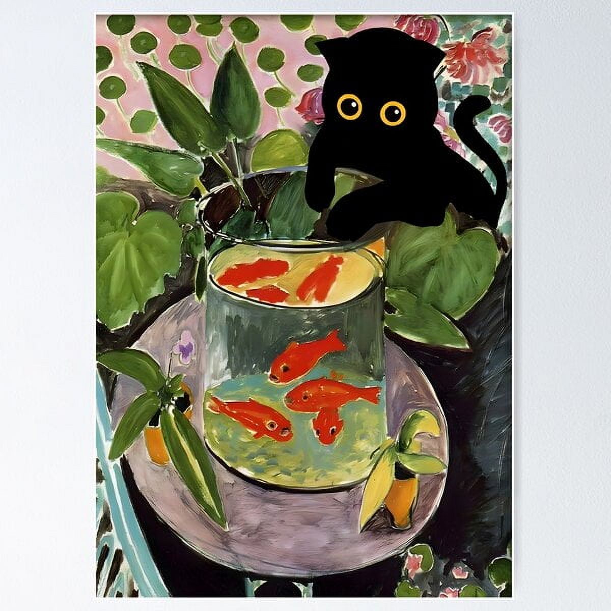 AatoeaX Cat Goldfish Matisse PosterAesthetic Home Decor - Perfect for ...