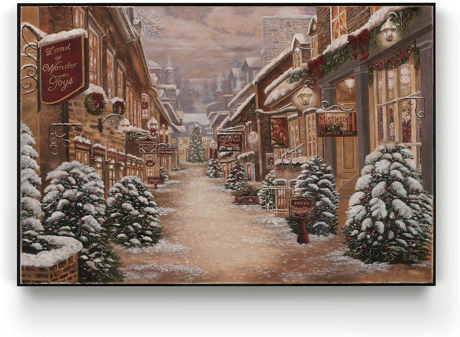 AatoeaX Christmas Decor Paintings for Wall Decorations Land of Wonder ...