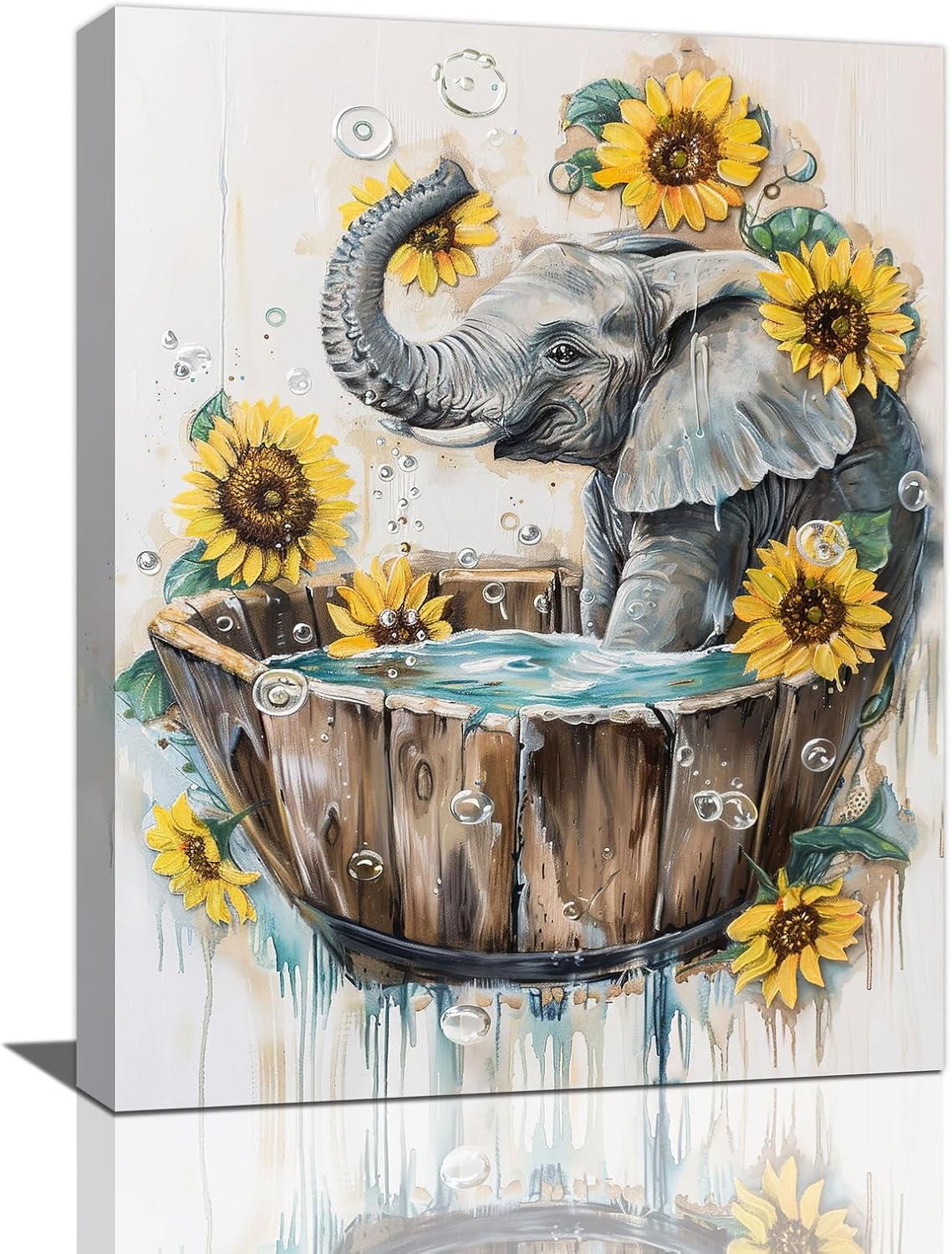 AatoeaX Cow Bathroom Decor Highland Cow Wall Art Cute Highland cow Wall ...