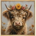 thumbnail image 1 of AatoeaX Cow Bathroom Wall Art Pink Cute Cow Painting Cute Cattle Sit Sofa Canvas Painting Highland Cow Wall Decor Canvas Funny Cow Bathroom Pictures Pink Artwork Canvas Cow Canvas Wall Art, 1 of 5