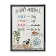 thumbnail image 1 of AatoeaX Farmhouse Laundry Wall Art Laundry Room Decor Canvas Art Country Laundry Schedule Prints Sign Painting Laundry Rules Accessories Bulldog Pictures Artwork Home Decorations for Bathroom, 1 of 4