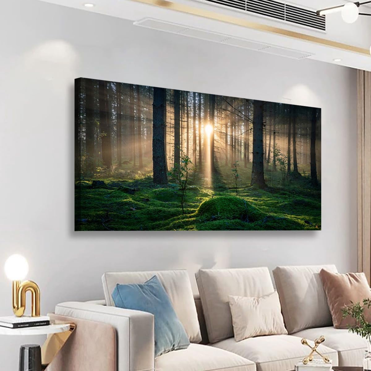 Aatoeax Forest Wall Art For Living Room Bedroom Office Nature Landscape